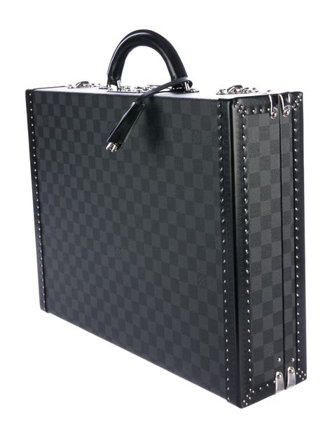 louis vuitton black briefcase.